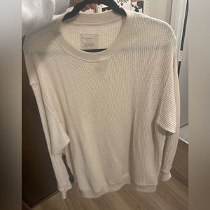 Aerie oversized waffle shirt